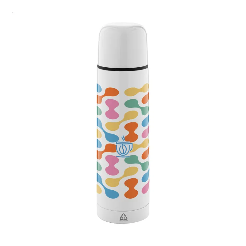 Ghianda – Thermos in acciaio inox riciclato 500 ml, colore Bianco, vista dettaglio