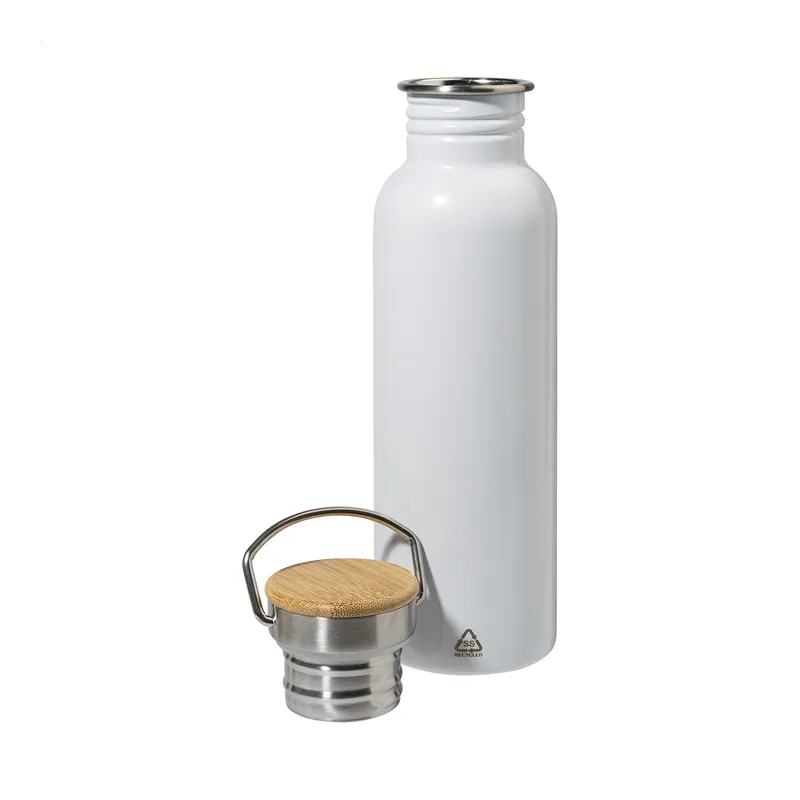 Radice – Borraccia in acciaio inox riciclato 750 ml, colore Bianco