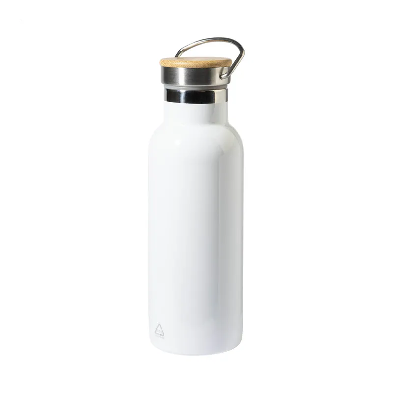 Ape – Borraccia termica in acciaio inox riciclato 500 ml, colore Bianco