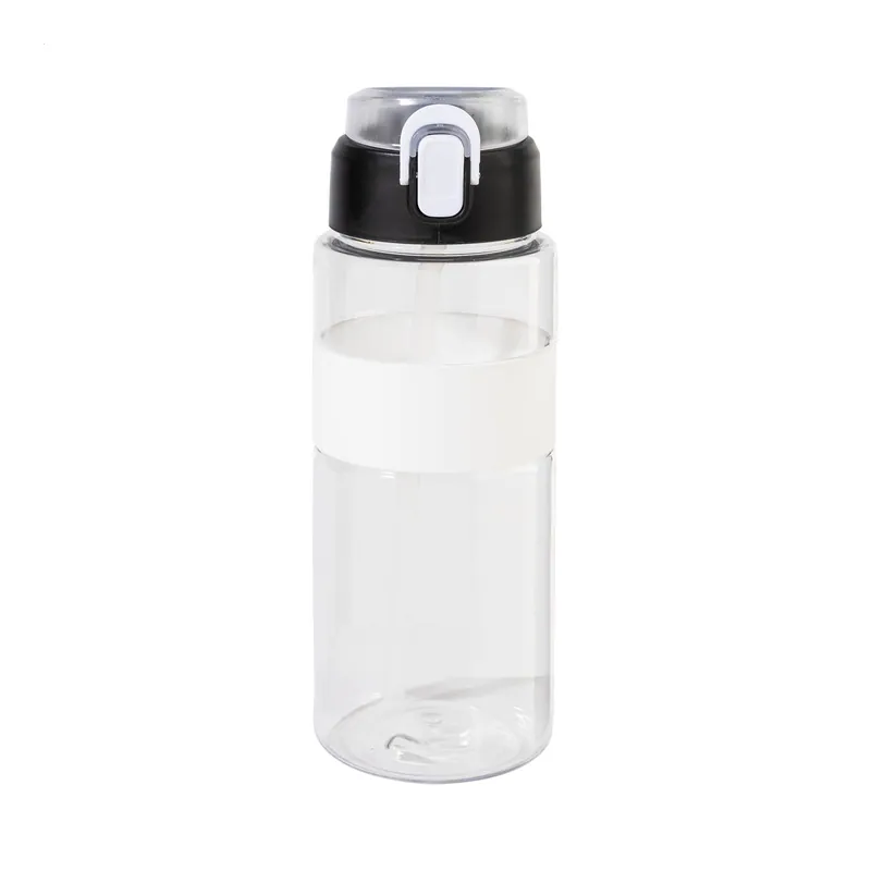 Malva – Borraccia sportiva in RPET riciclato 700 ml, colore Bianco, vista dettaglio