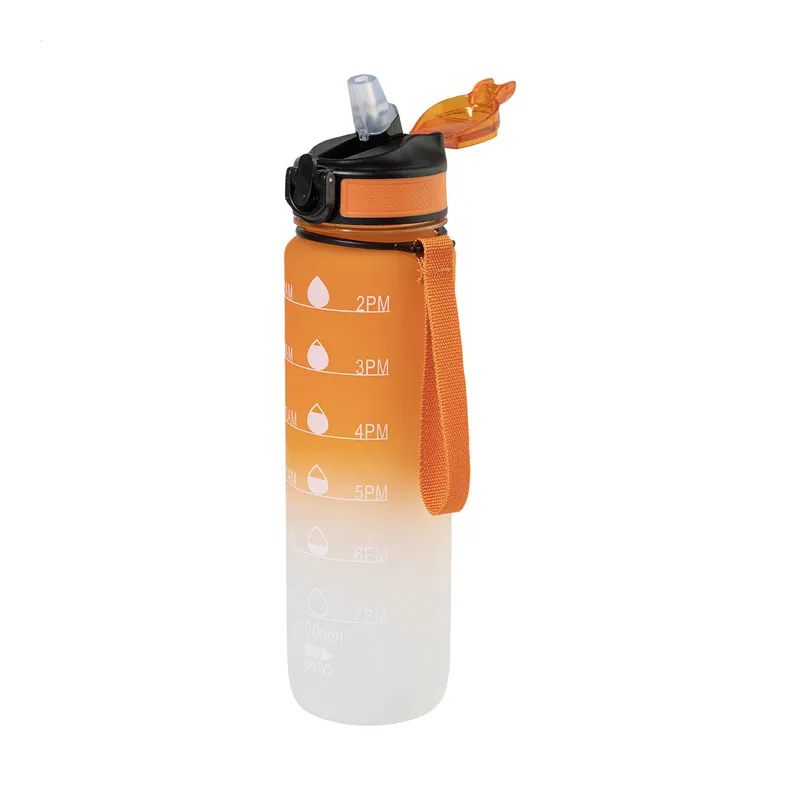 Pigna – Borraccia sportiva in RPET riciclato 1 litro, colore Arancione