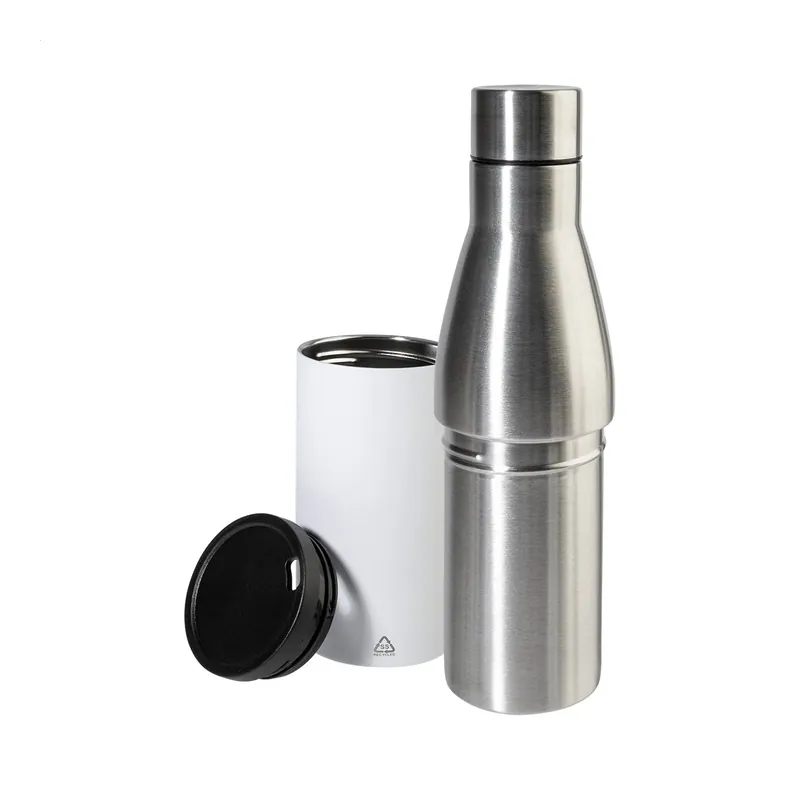 Gru – Borraccia termica in acciaio inox riciclato 350 ml, colore Bianco