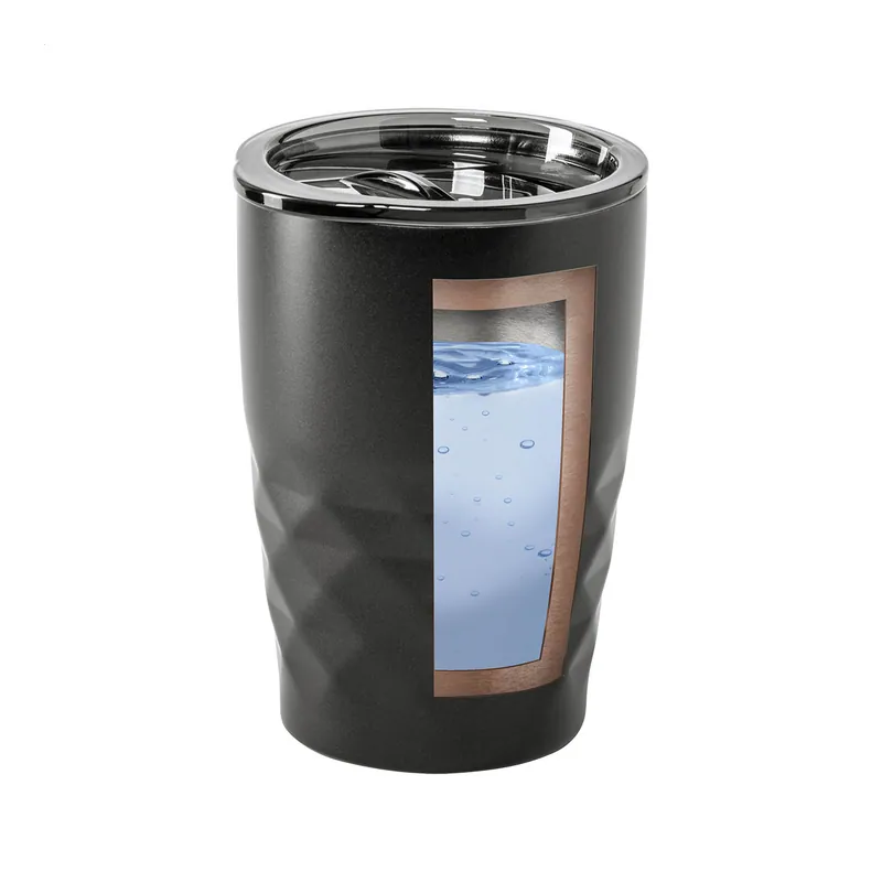 Martora – Tumbler termico in acciaio inox 350 ml, colore Nero