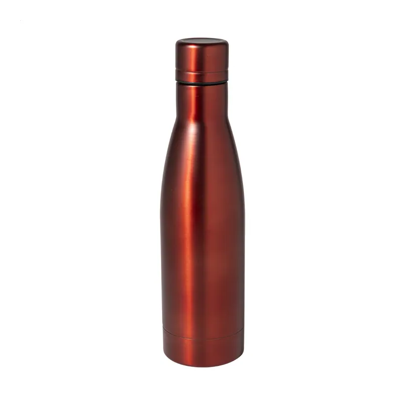 Usignolo – Borraccia termica in acciaio inox 500 ml, colore Rosso, vista fronte