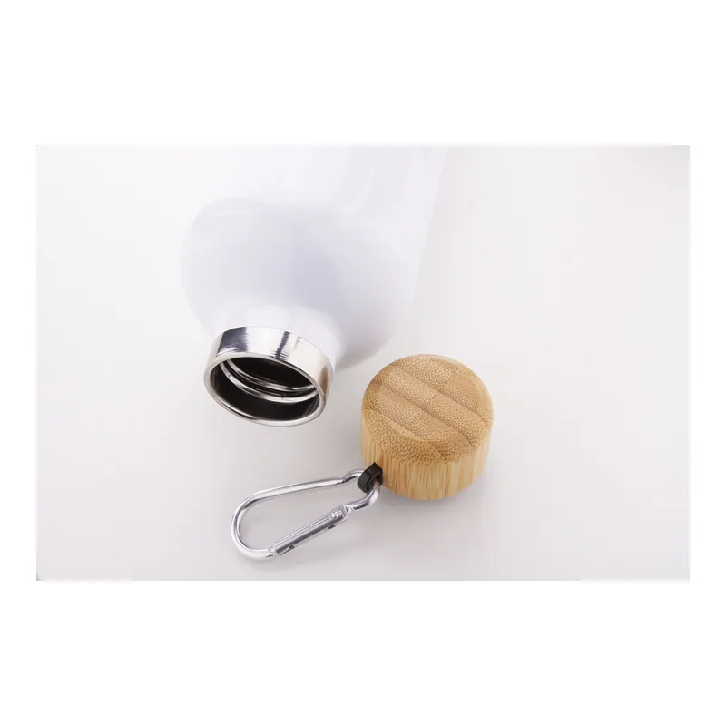 Agrifoglio – Borraccia termica in acciaio inox 500 ml, colore Bianco