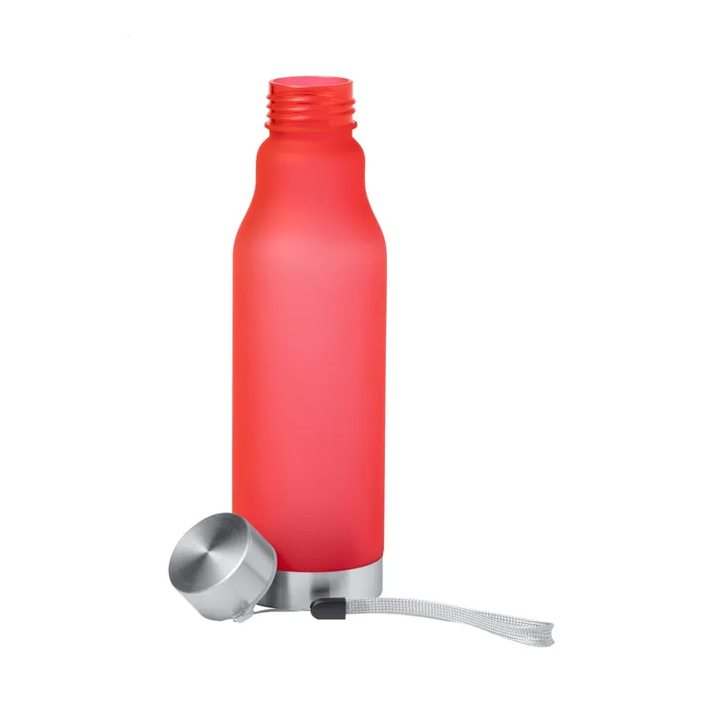 Basilico – Borraccia in RPET riciclato 600 ml, colore Rosso