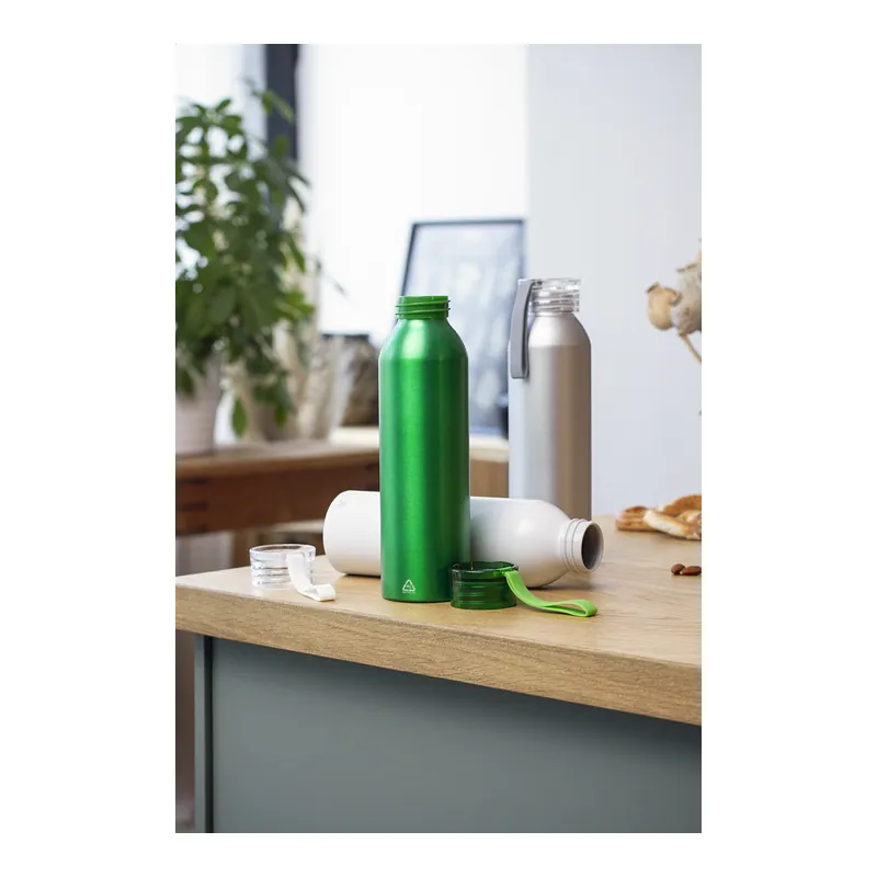 Arpeggio – Borraccia in alluminio 600 ml, colore Bianco