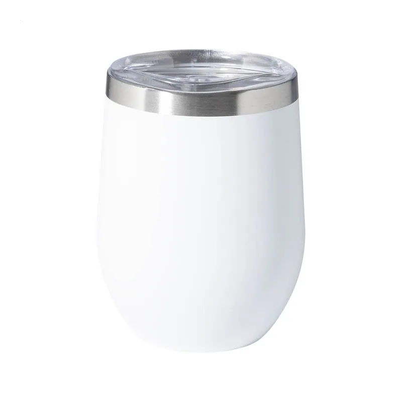 Zafferano – Tumbler termico in acciaio inox riciclato 350 ml, colore Bianco