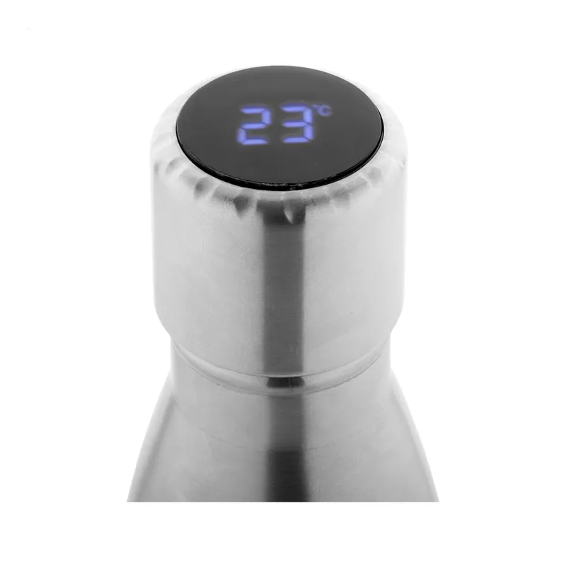 Origano – Borraccia termica in acciaio inox riciclato 500 ml, colore Argento