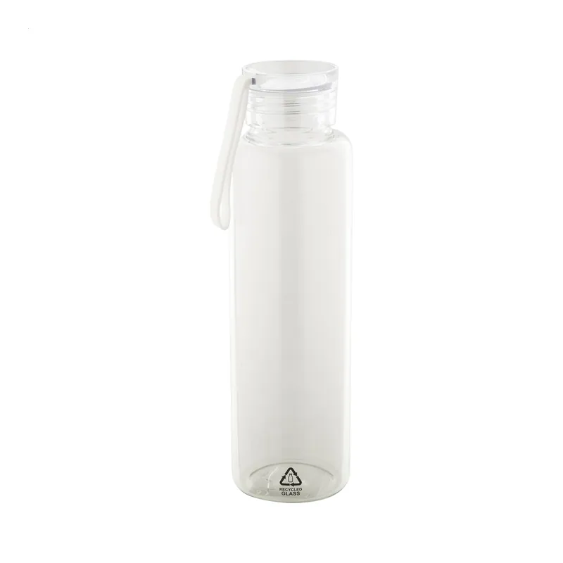 Gruccione – Borraccia termica in vetro 550 ml, colore Bianco