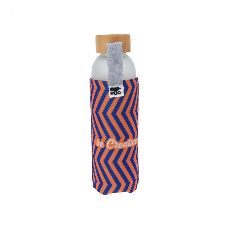 Orso – Borraccia in vetro 500 ml, colore Bianco