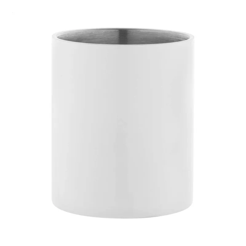 Martin pescatore – Tumbler termico in acciaio inox riciclato 300 ml, colore Bianco