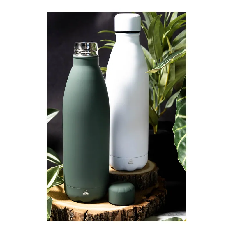 Quiete – Borraccia in acciaio inox riciclato 790 ml, colore Bianco