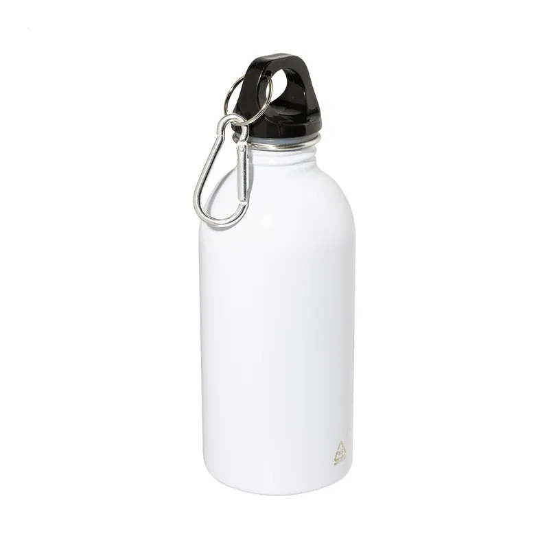 Onice – Borraccia in acciaio inox riciclato 400 ml, colore Bianco