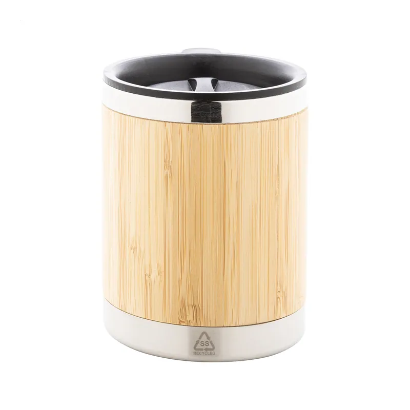 Guglia – Tumbler termico in bambù 300 ml, colore Naturale