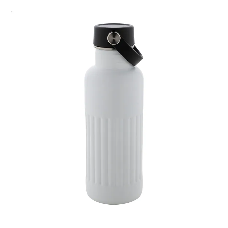 Germano – Thermos in acciaio inox riciclato 500 ml, colore Bianco