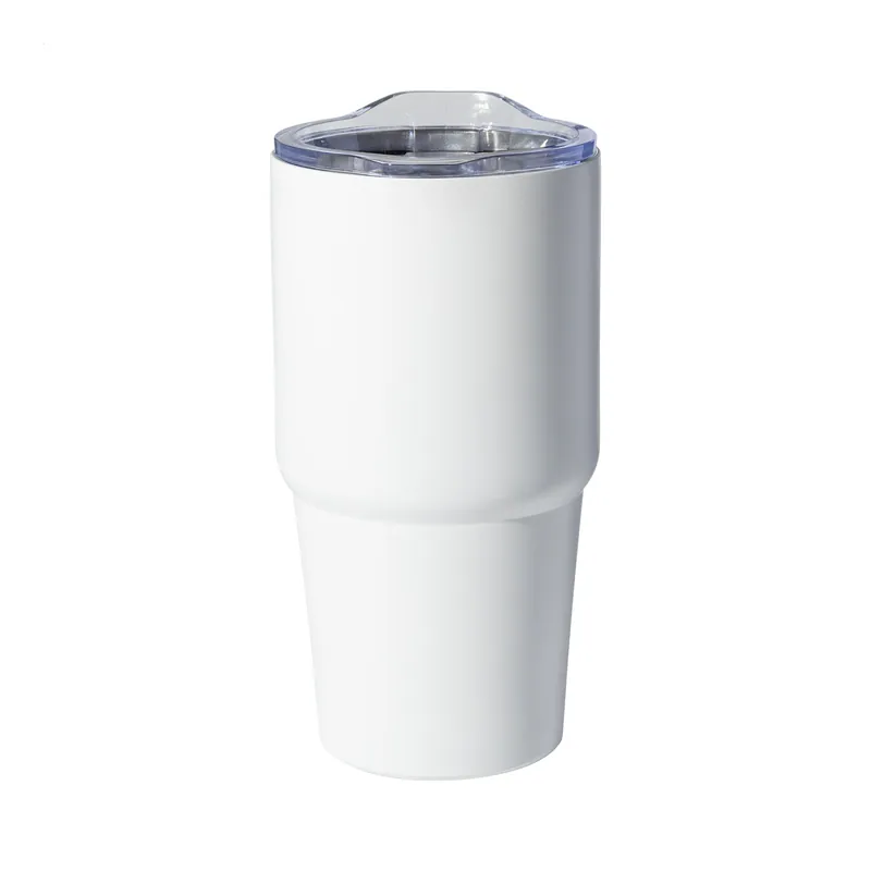 Susino – Tumbler termico in acciaio inox riciclato 600 ml, colore Bianco