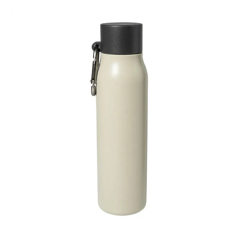 Nespolo – Borraccia termica in acciaio inox riciclato 500 ml, colore Naturale