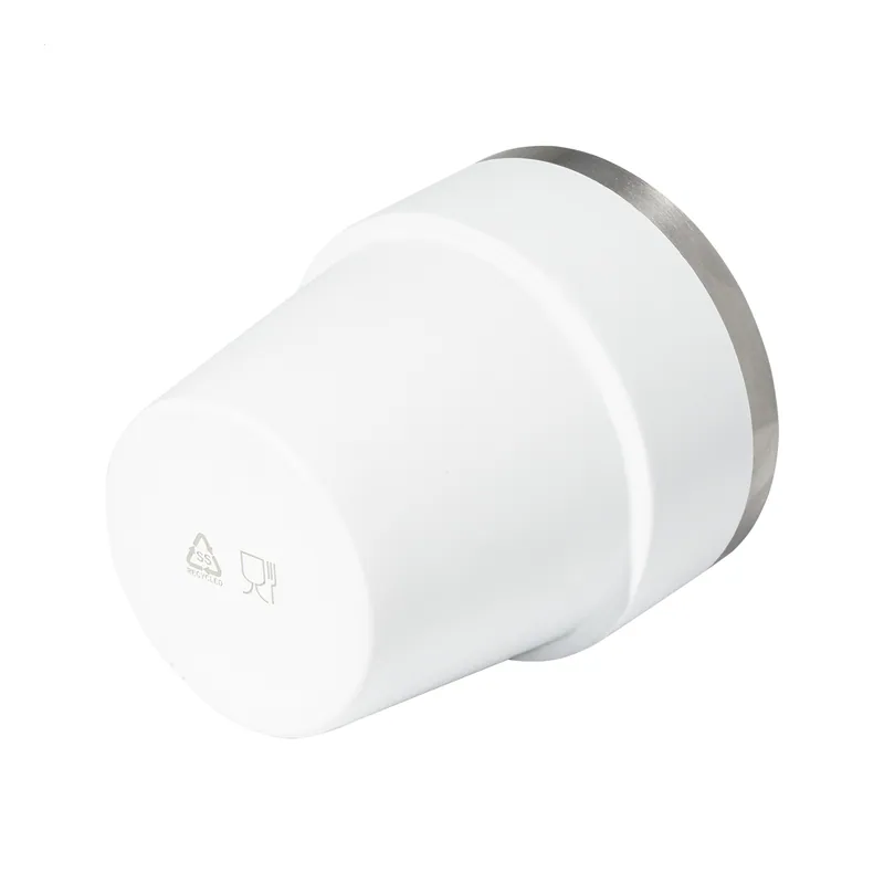 Stalattite – Tumbler termico in acciaio inox riciclato 250 ml, colore Bianco
