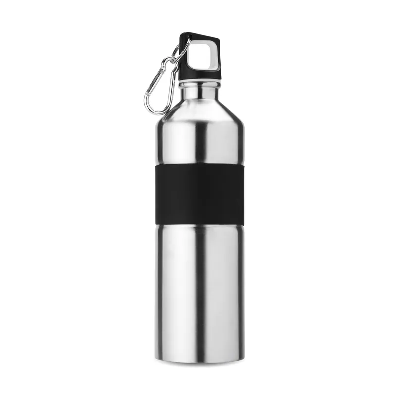 Volpe – Borraccia termica in acciaio inox 750 ml, colore Argento Opaco, vista fronte