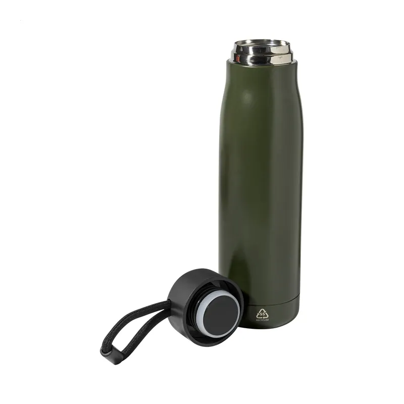 Ansa – Borraccia termica in acciaio inox riciclato 500 ml, colore Verde