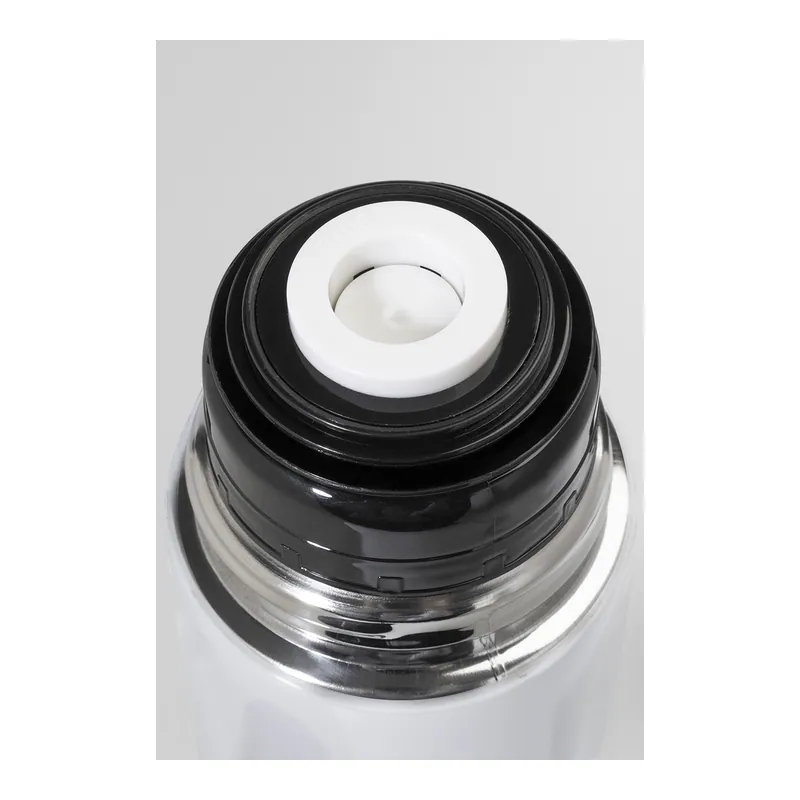 Faina – Thermos in acciaio inox riciclato 1 litro, colore Bianco