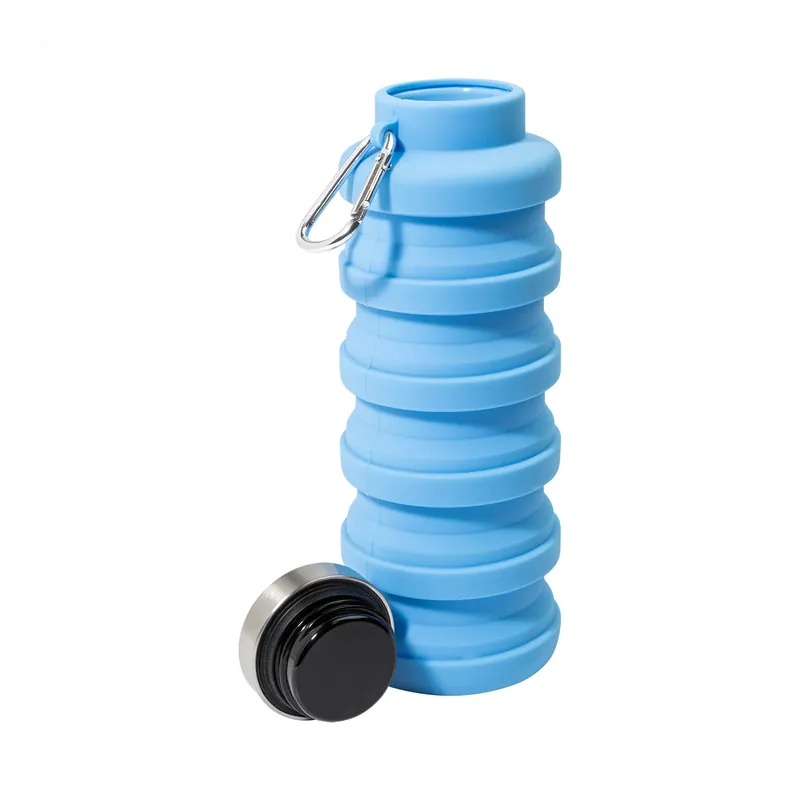 Tamerice – Borraccia in silicone 500 ml, colore Blu