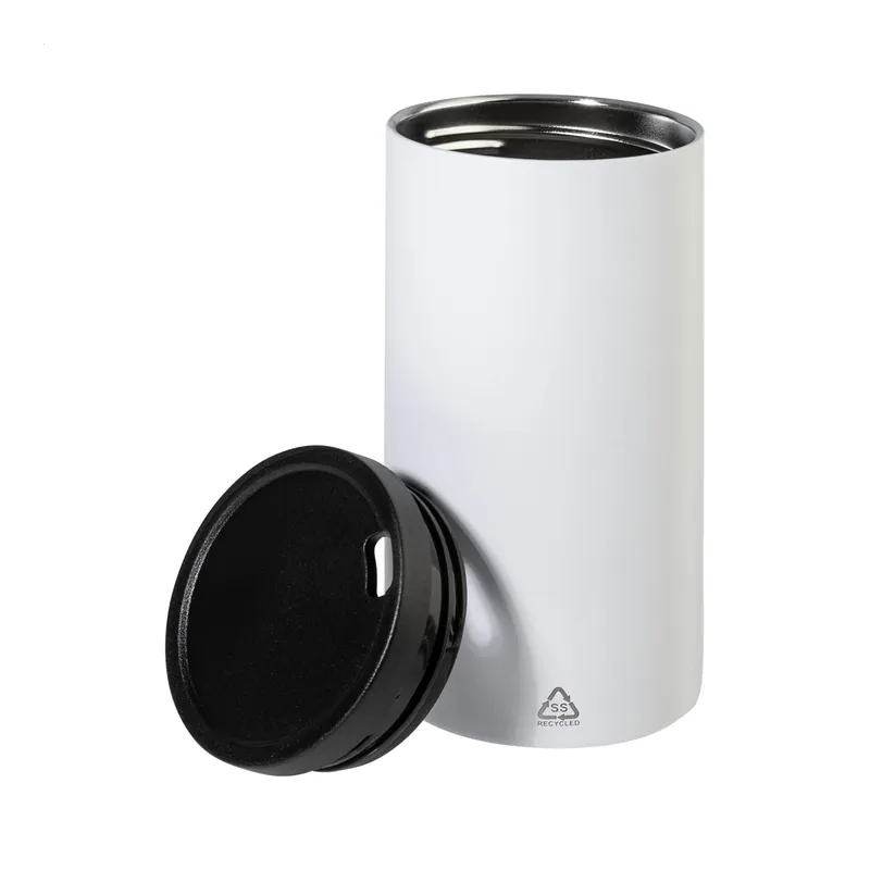Gru – Borraccia termica in acciaio inox riciclato 350 ml, colore Bianco
