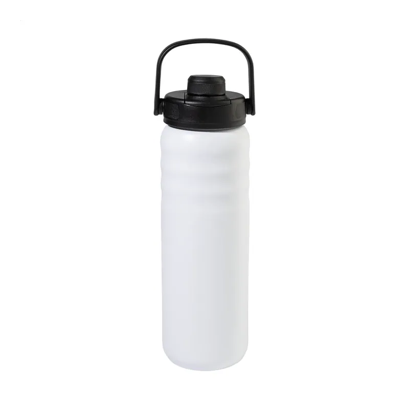 Muflone – Borraccia termica in acciaio inox riciclato 600 ml, colore Bianco, vista dettaglio