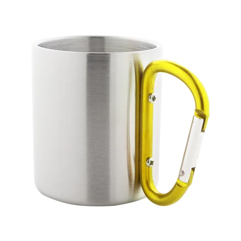 Tortora – Tumbler termico in acciaio inox 200 ml, colore Giallo / Argento