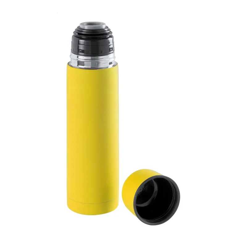 Pesco – Thermos in acciaio inox 500 ml, colore Giallo