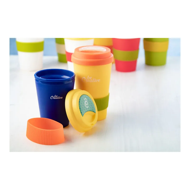 Colle – Tumbler termico in silicone 300 ml, colore Multicolore