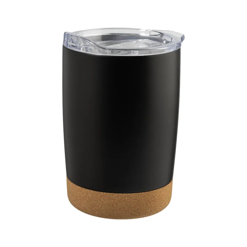 Begonia – Tumbler termico in acciaio inox 380 ml, colore Nero
