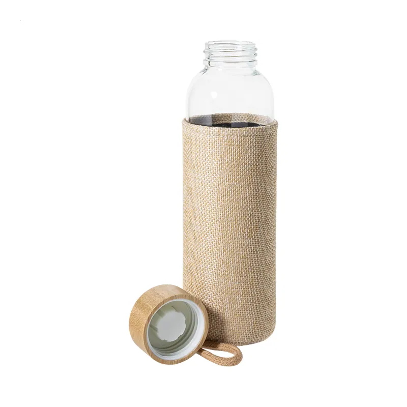 Fringuello – Borraccia in vetro 500 ml, colore Naturale