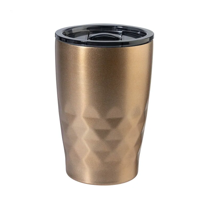 Martora – Tumbler termico in acciaio inox 350 ml, colore Oro, vista fronte