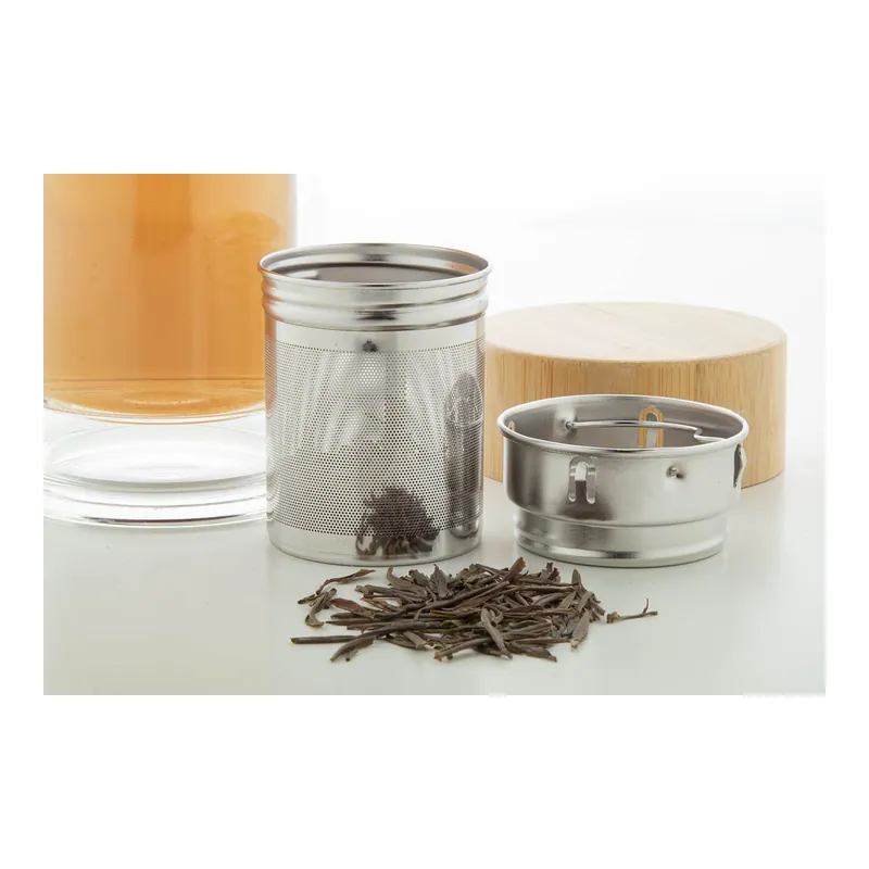 Libellula – Borraccia termica in vetro borosilicato 420 ml, colore Trasparente / Naturale