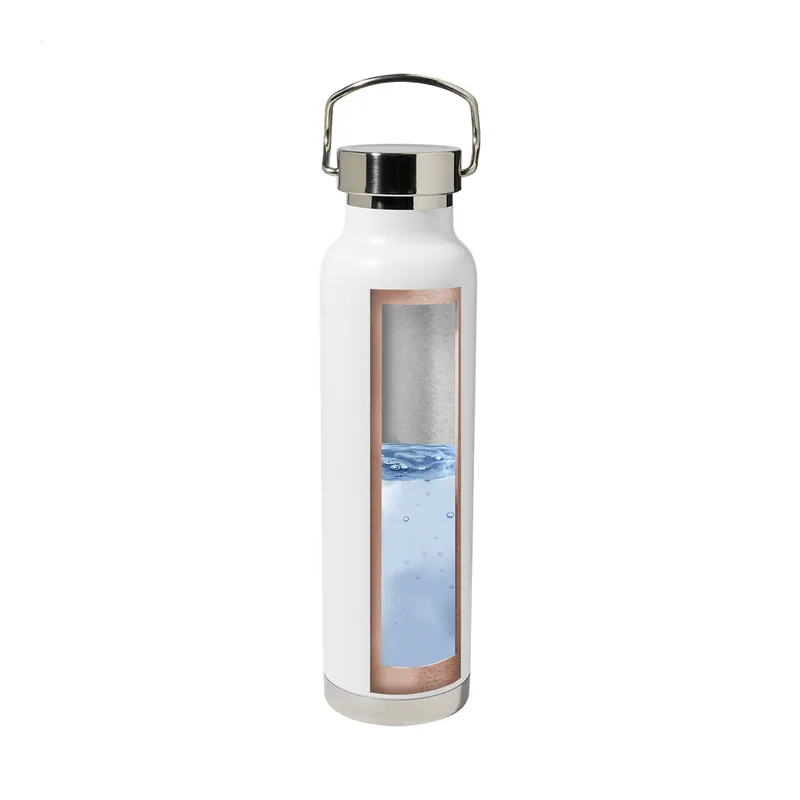 Vaniglia – Borraccia termica in acciaio inox 650 ml, colore Bianco