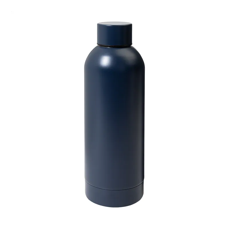 Madrepora – Borraccia in acciaio inox 800 ml, colore Blu scuro, vista fronte
