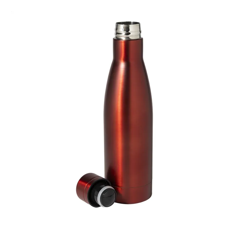Usignolo – Borraccia termica in acciaio inox 500 ml, colore Rosso