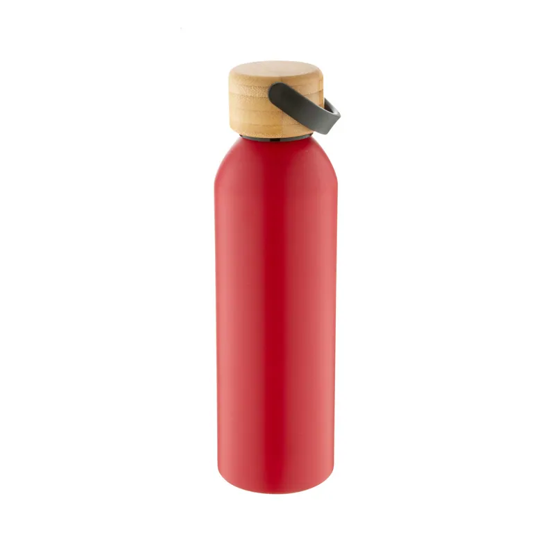 Pozzo – Borraccia in alluminio 600 ml, colore Rosso