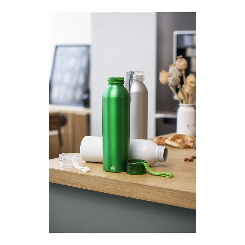 Arpeggio – Borraccia in alluminio 600 ml, colore Bianco