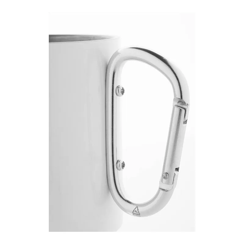 Martin pescatore – Tumbler termico in acciaio inox riciclato 300 ml, colore Bianco