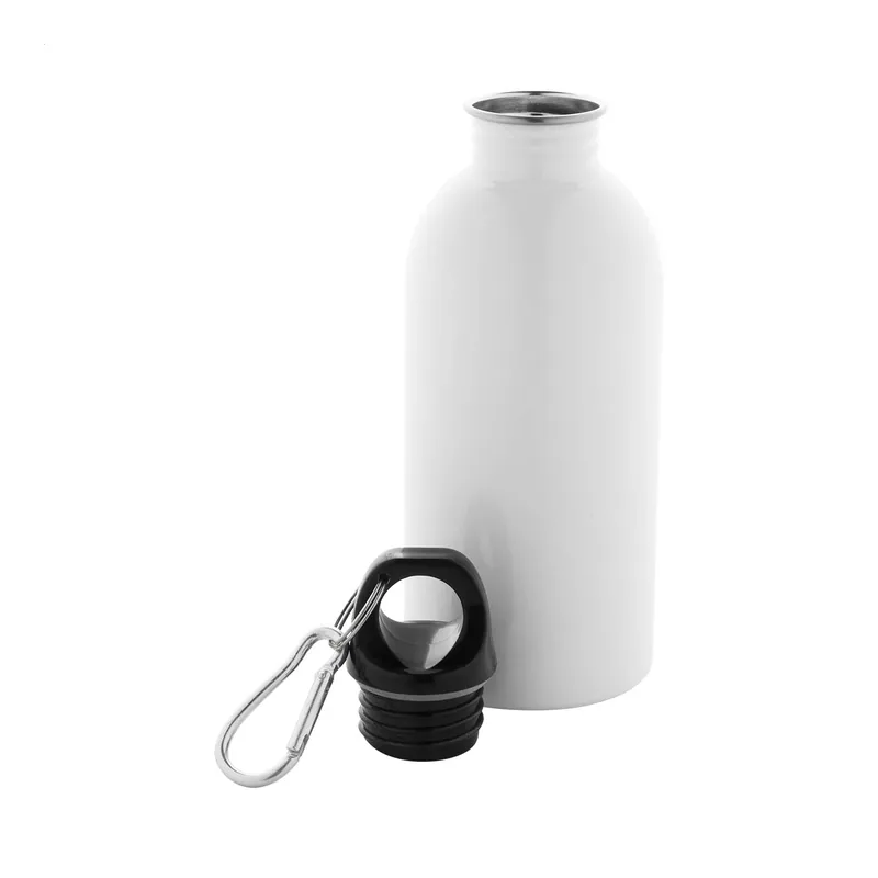 Beccaccia – Borraccia in acciaio inox riciclato 400 ml, colore Bianco