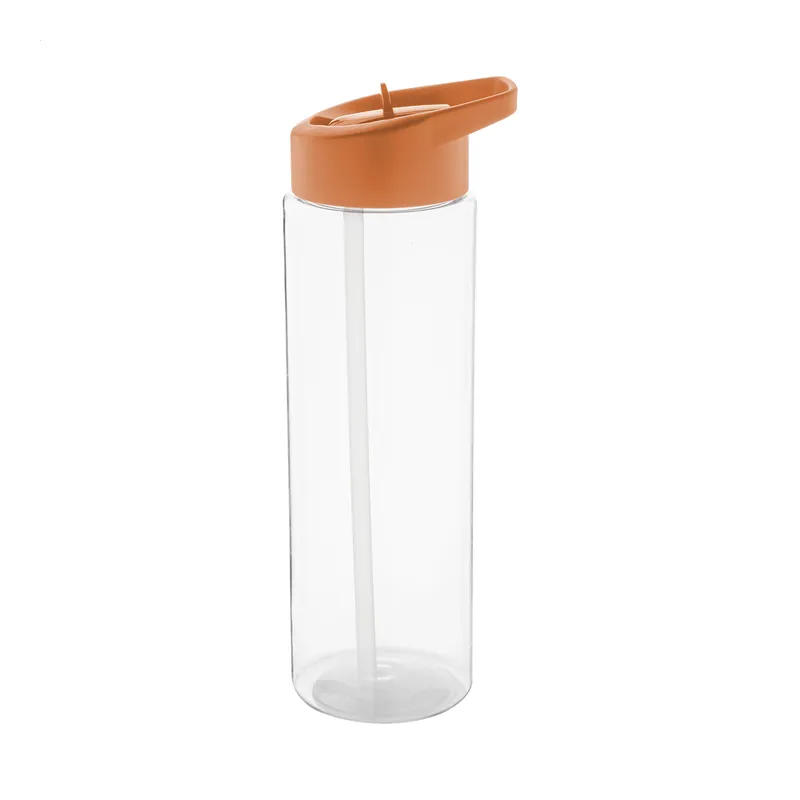 Nocciolo – Borraccia sportiva in RPET riciclato 650 ml, colore Arancione