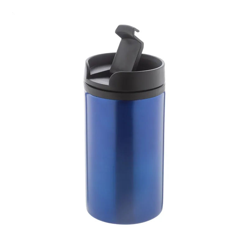 Spigola – Tumbler termico in acciaio inox riciclato 250 ml, colore Blu