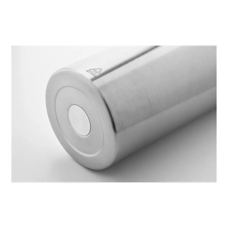 Lupo – Borraccia termica in acciaio inox riciclato 1 litro, colore Argento, vista fronte