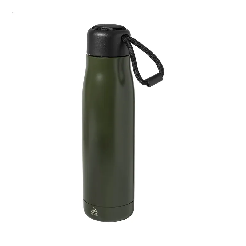 Ansa – Borraccia termica in acciaio inox riciclato 500 ml, colore Verde