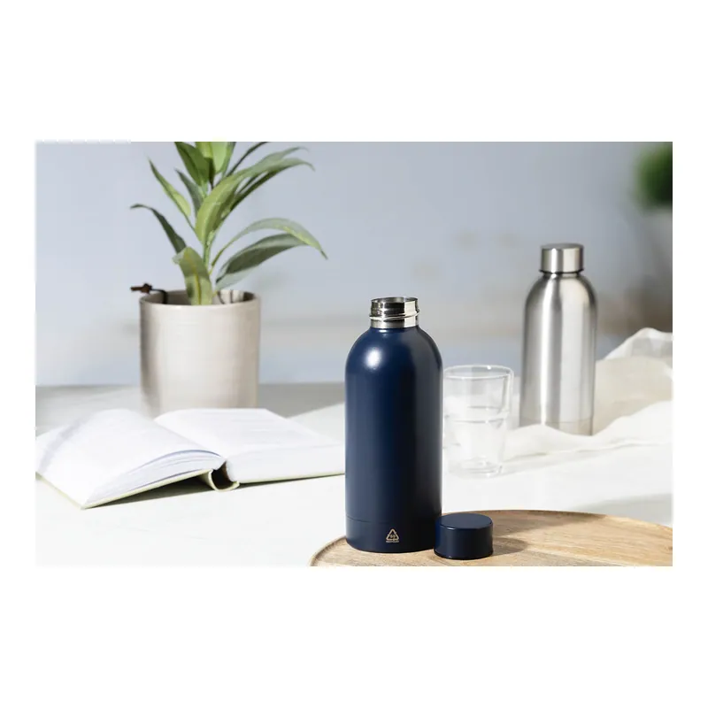 Narciso – Borraccia in acciaio inox riciclato 500 ml, colore Blu scuro