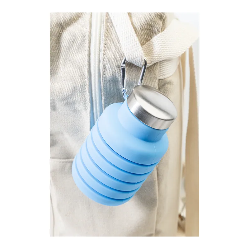 Tamerice – Borraccia in silicone 500 ml, colore Blu