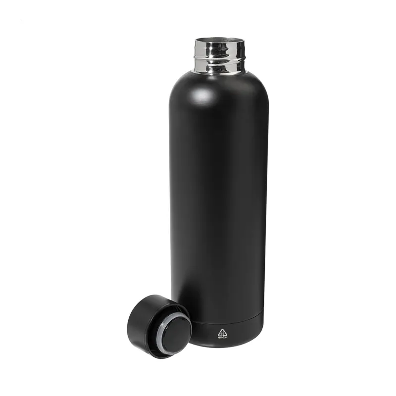 Picchio – Borraccia termica in acciaio inox riciclato 500 ml, colore Nero